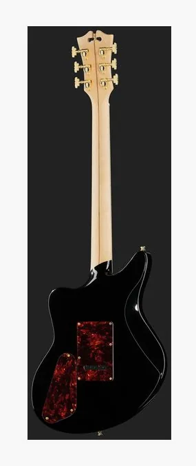 DAngelico Deluxe Bedford Solid Black, prog zerowy i pierwsze pozycje na gryfie