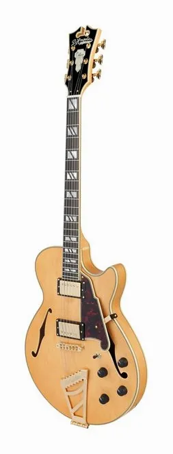 DAngelico Deluxe SS Satin Honey, mostek i klucze strojcze