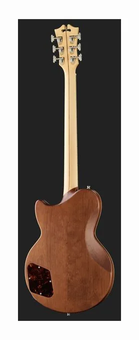 DAngelico DLX Atlantic Baritone Walnut, gryf i podstrunnica z boku