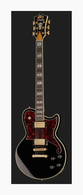 DAngelico DLX Atlantic Baritone Walnut widziana od przodu