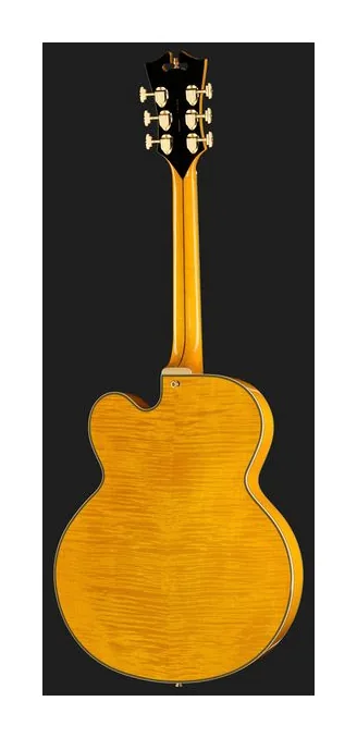 DAngelico Excel EXL1 Amber, główka z kluczami i logo