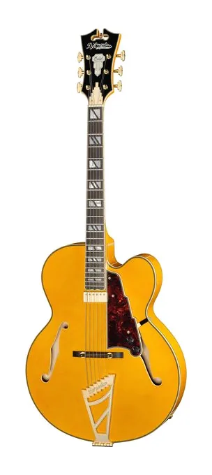 DAngelico Excel EXL1 Amber sfotografowana frontalnie