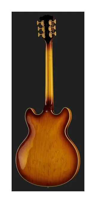 DAngelico Excel DC XT Iced Tea Quilt, gryf i podstrunnica z boku