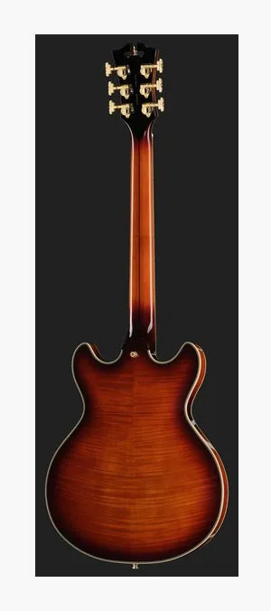 DAngelico Excel Mini DC Trans Cherry 25 z bliska od przodu