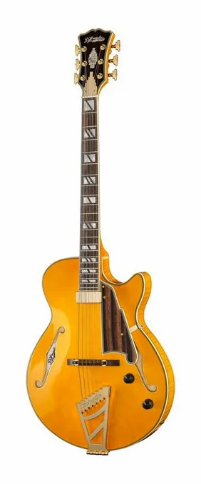 DAngelico Excel SS Soho Amber sfotografowana frontalnie
