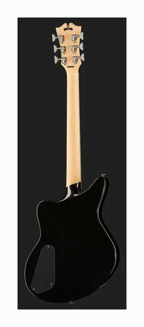 DAngelico Premier Bedford Black Flake, tył korpusu