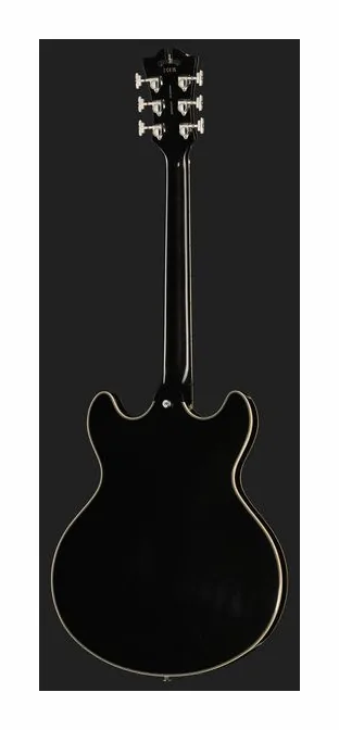 DAngelico Premier DC Black Flake V2, profil boczny korpusu