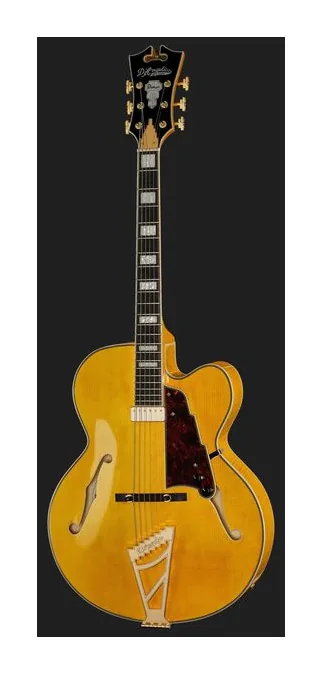 DAngelico Premier EXL1 Honey Blonde, przetworniki i gałki regulacji