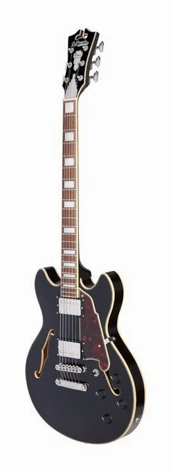 DAngelico Premier Mini DC Solid Black, profil boczny korpusu
