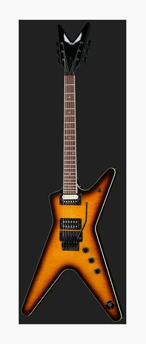 Dean Guitars ML 79 Fld Flame Top Duncan TBZ, mostek i klucze strojcze