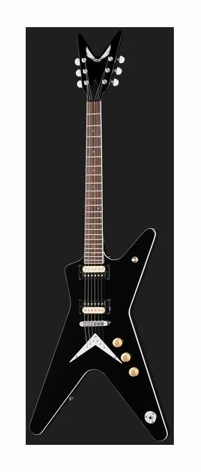 Dean Guitars ML 79 Classic Black, linie korpusu z góry