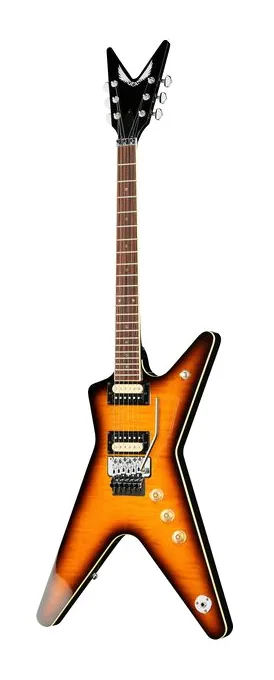Dean Guitars ML 79 Floyd Flame Maple TBZ z bliska od przodu