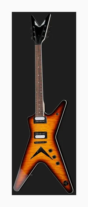 Dean Guitars MLX Quilt Maple TBZ, mostek i klucze strojcze