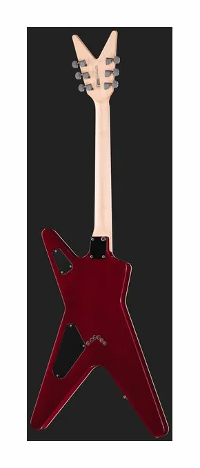 Dean Guitars MLX Quilt Maple TBZ Lefty ujęta od przodu na neutralnym tle
