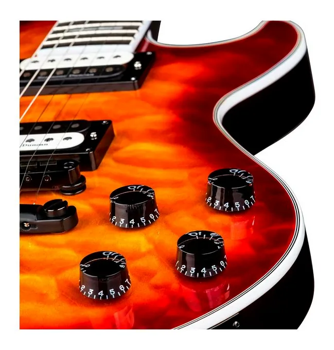 Dean Guitars Thoroughbred Select Quilt TCB, tył korpusu