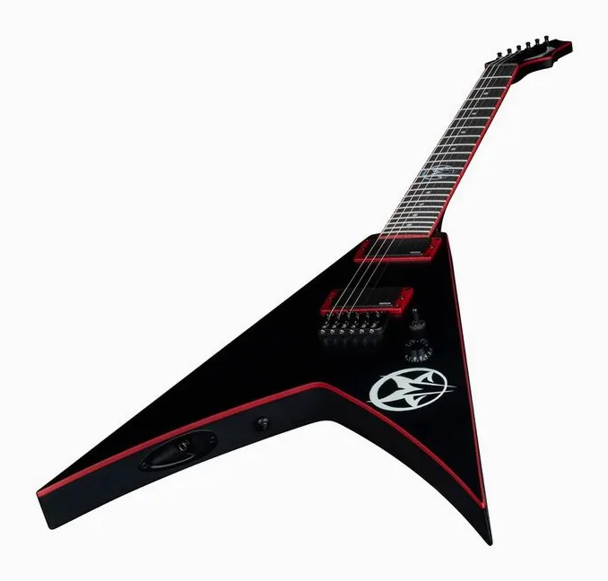 Dean Guitars Vengeance Greg Tribbett BK, gryf i podstrunnica z boku