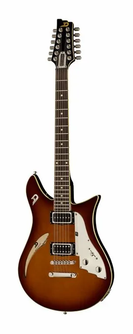 Duesenberg Double Cat 12 Vintage Burst widziana od przodu
