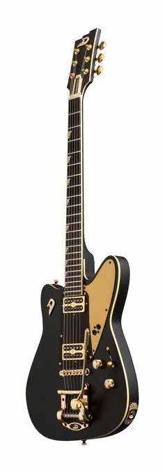 Duesenberg Falken Tremolo Matte BK SED, linie korpusu z góry