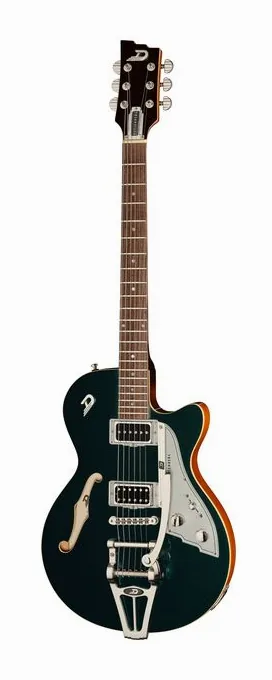 Duesenberg Starplayer CBR Catalina Green ujęta od przodu na neutralnym tle