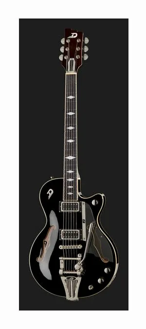 Duesenberg Starplayer TV Deluxe Black, linie korpusu z góry