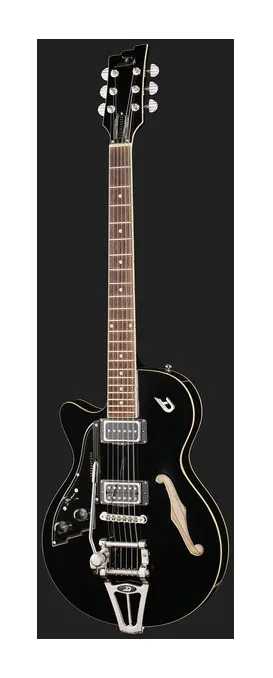 Duesenberg Starplayer TV Deep Black LH, tył korpusu