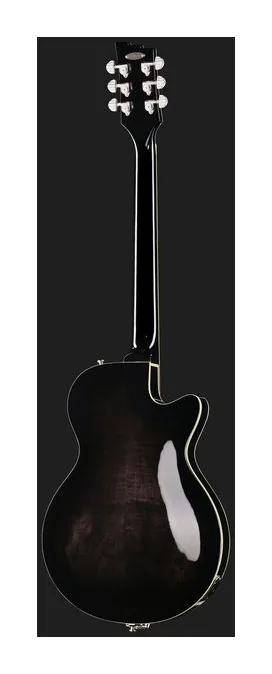 Duesenberg Starplayer TV Deep Black LH, profil boczny korpusu