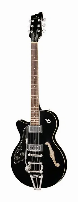 Duesenberg Starplayer TV Deep Black LH widziana od przodu