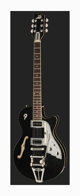 Duesenberg Starplayer TV Midnight Flake, gryf i podstrunnica z boku