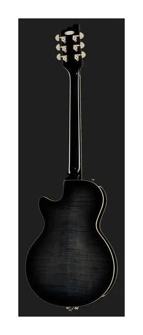 Duesenberg Starplayer TV Silver Sparkle, gryf i podstrunnica z boku