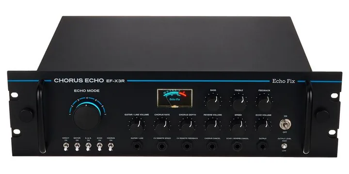 Echo Fix EF-X3R Chorus Echo Black, dioda i przełącznik nożny