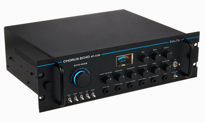 Echo Fix EF-X3R Chorus Echo Black, gałki widziane z góry
