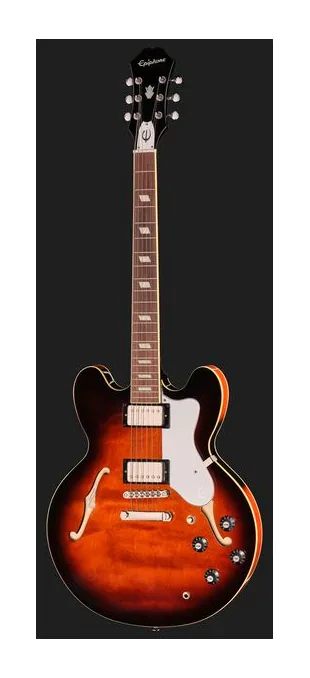 Epiphone Bonehead Riviera DTSB, profil boczny korpusu