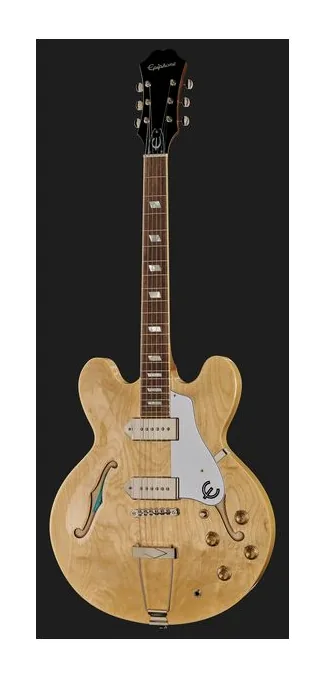 Epiphone Casino Natural w/ Epi Pro P90, tył korpusu