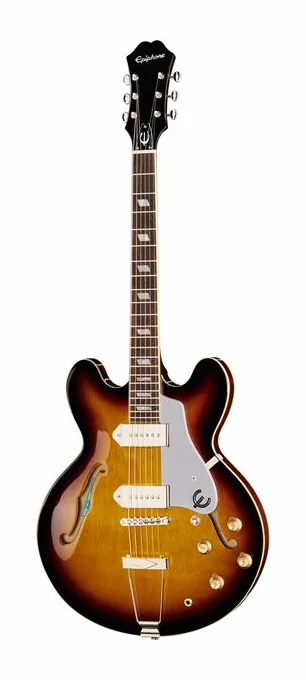 Epiphone Casino Vintage Sunburst widziana od przodu
