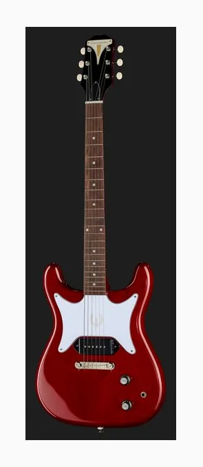Epiphone Coronet Cherry, gryf i podstrunnica z boku