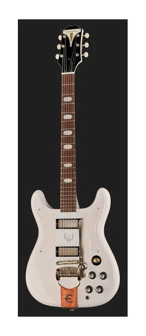 Epiphone Crestwood Custom Cherry ujęta od przodu na neutralnym tle