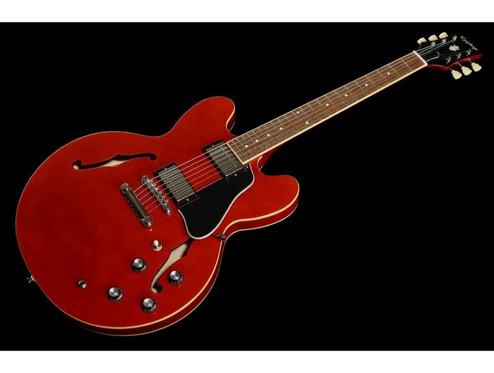 Epiphone ES-335 Figured Tea Burst widziana od przodu