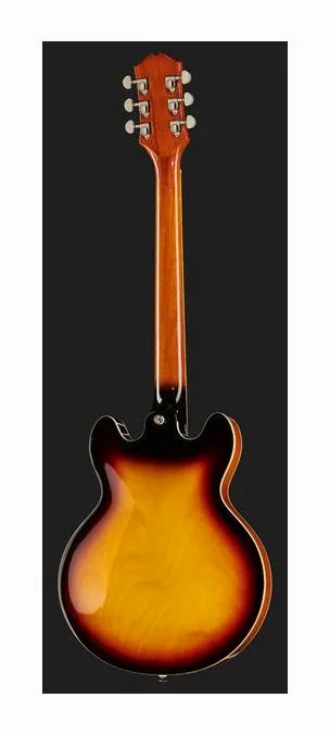 Epiphone ES-339 Vintage Sunburst, główka z kluczami i logo