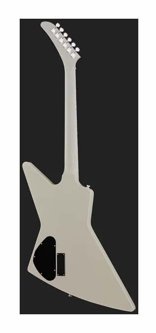 Epiphone Explorer 80s EMG Classic White, prog zerowy i pierwsze pozycje na gryfie