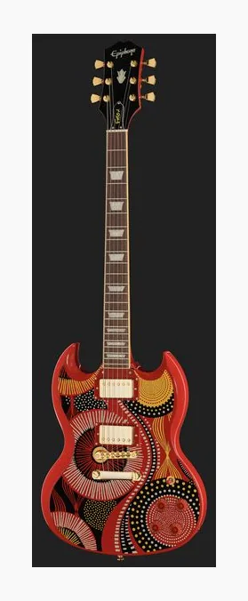 Epiphone Fatoumata Diawara SG, tył korpusu