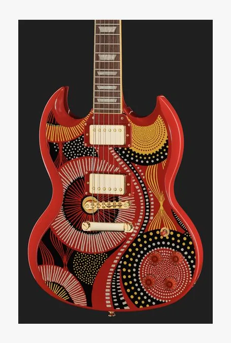 Epiphone Fatoumata Diawara SG, gryf i podstrunnica z boku