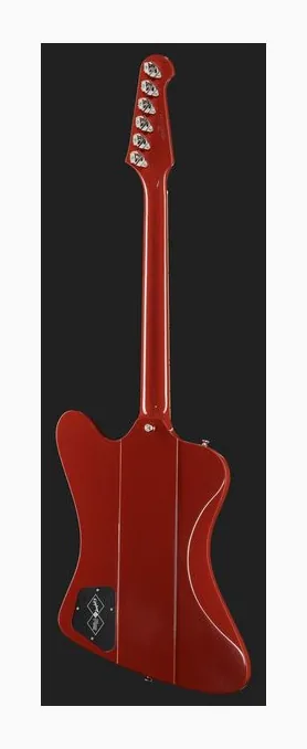 Epiphone 1963 Firebird V Ember Red, przełącznik przetworników i gniazdo wyjściowe