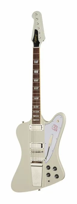 Epiphone 1963 Firebird V Vibrola PW widziana od przodu