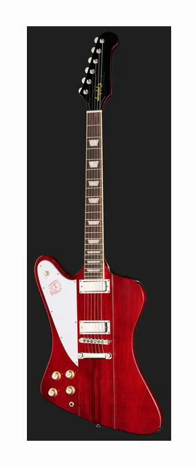 Epiphone Firebird Wine Red LH, gryf i podstrunnica z boku