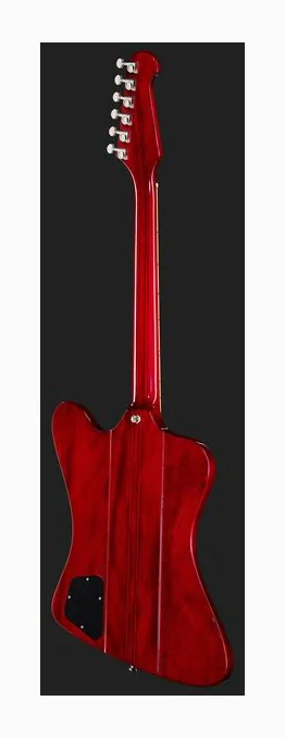 Epiphone Firebird Wine Red, przetworniki i gałki regulacji