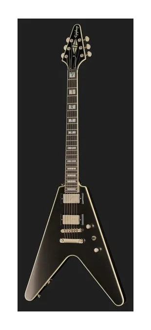 Epiphone Flying V 70s Maui Blue widziana od przodu