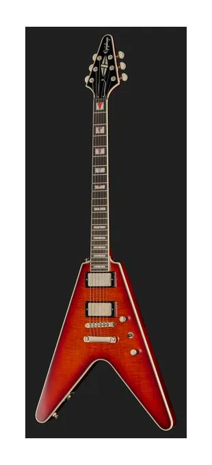 Epiphone Flying V Custom Futura QuiS, przełącznik przetworników i gniazdo wyjściowe