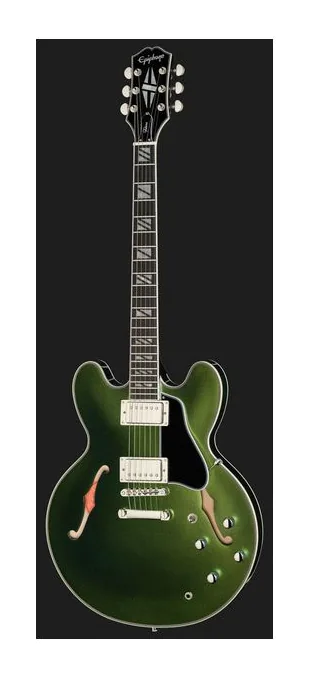 Epiphone Futura ES-355 Dragonfly Shift, przełącznik przetworników i gniazdo wyjściowe