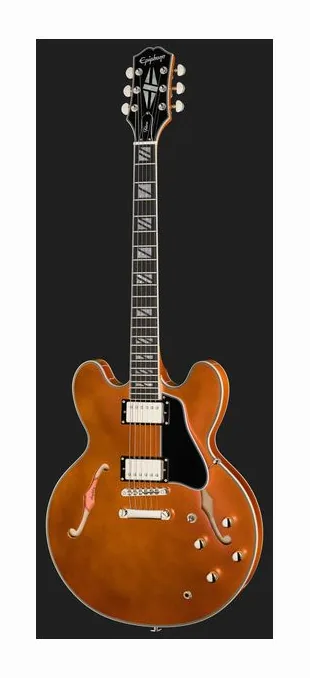 Epiphone Futura ES-355 Dragonfly Shift sfotografowana frontalnie