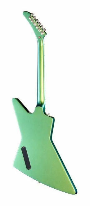 Epiphone Futura Explorer Custom DS, korpus i lakier z bliska
